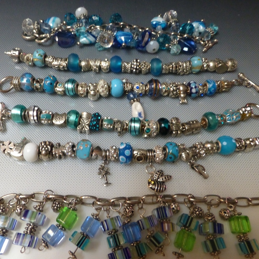 FINAL SALE* EURO BEAD BRACELETS  ALL COLORS, ALL STYLES
